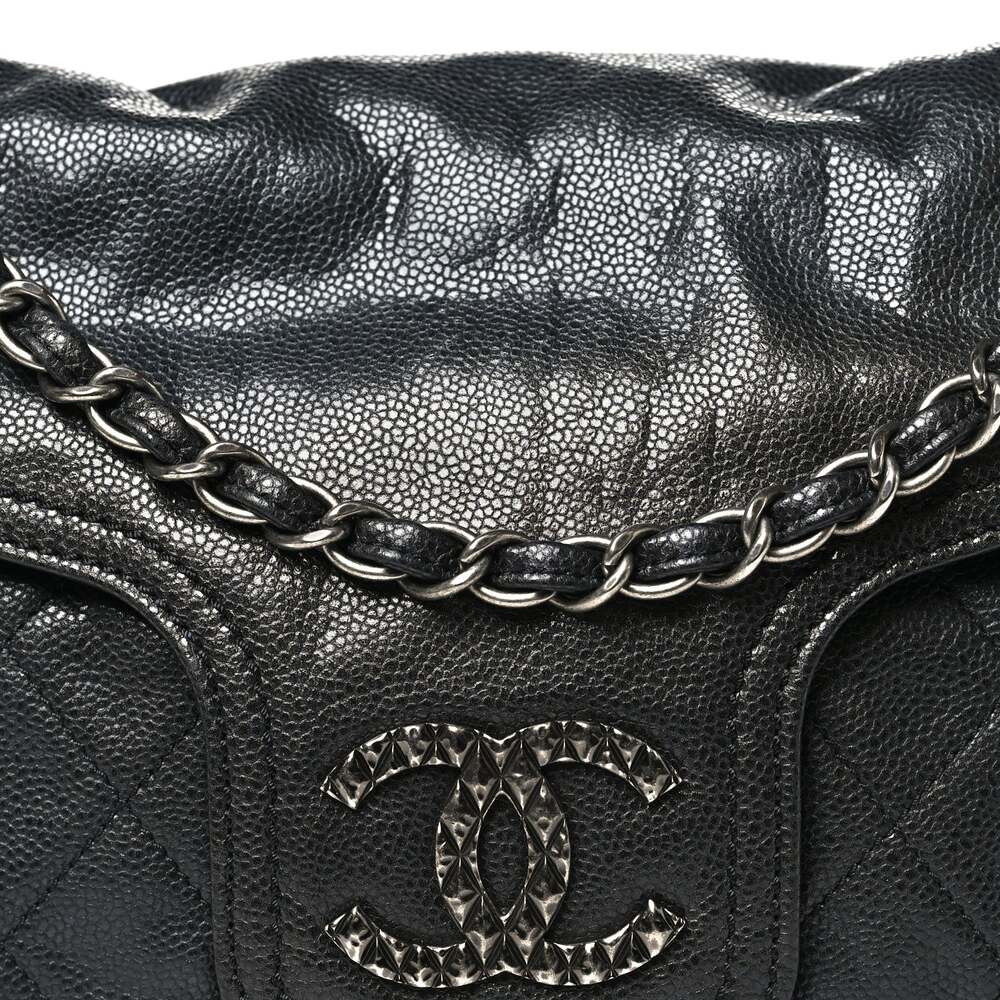 Chanel Glazed Caviar Coco Rider Flap #253519C19B - Picture 7 of 9